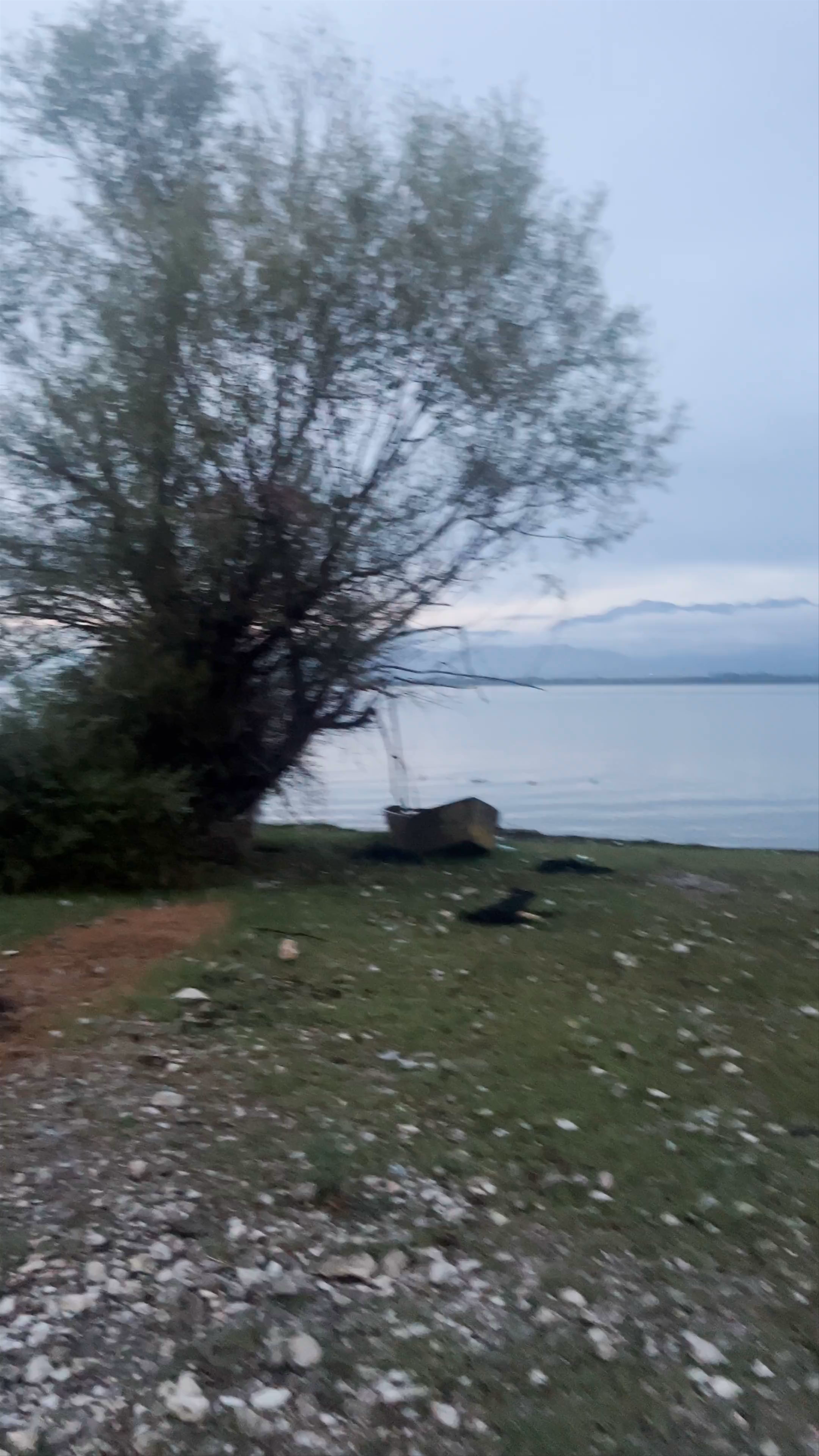 Lake Shkoder Serenity: Twilight Reflections in Albania