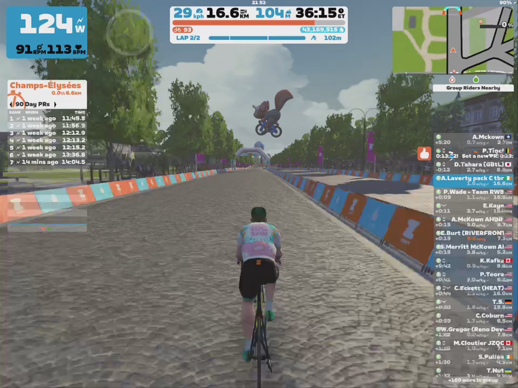Zwift - Group Ride: Standard | Stage 4 | The Zwift Big Spin 2024 on Lutece Express in Paris