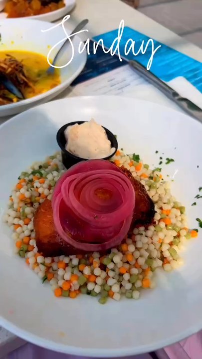 Tideline - Salmon with couscous - Bars Near Me - Margate City, New Jersey