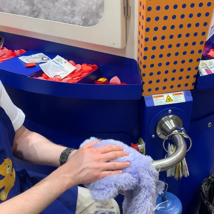Build-A-Bear Workshop - Video of my bear being stuffed - Toy Stores Near Me - Columbia, Maryland