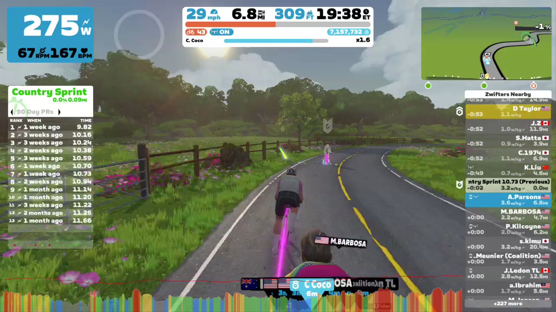 Zwift - Pacer Group Ride: Wandering Flats in Makuri Islands with Coco