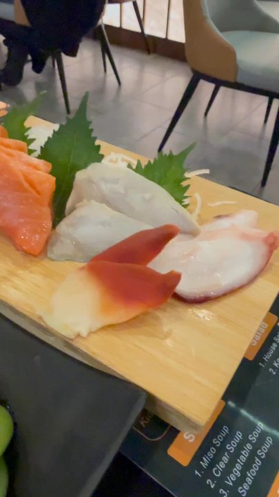 Oumi Sushi - Nigiri: smoke salmon, surf clam, octopus and mackerel - Japanese Near Me - Austin, Texas