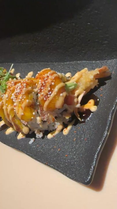 Sumo Asian Kitchen - i will recommend this to people not fun of raw sushi, the best part about this nova roll is the plantain and the tajin it blend together. - Asian Fusion Near Me - Davie, Florida