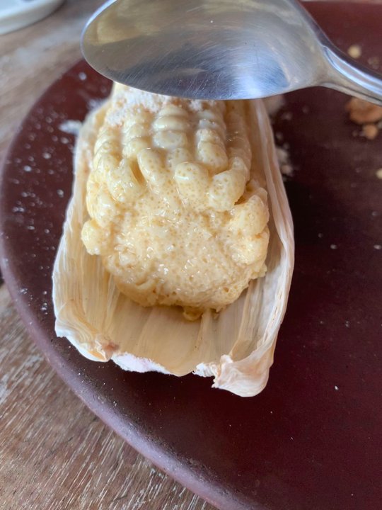 Punta Corcho - Flan de elote - Seafood Near Me - Benito Juárez, ROO