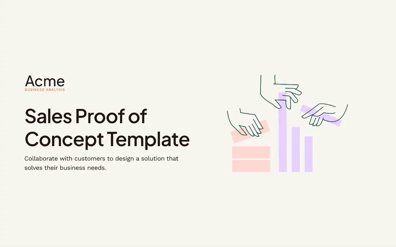 Preview of Sales Proof of Concept Template