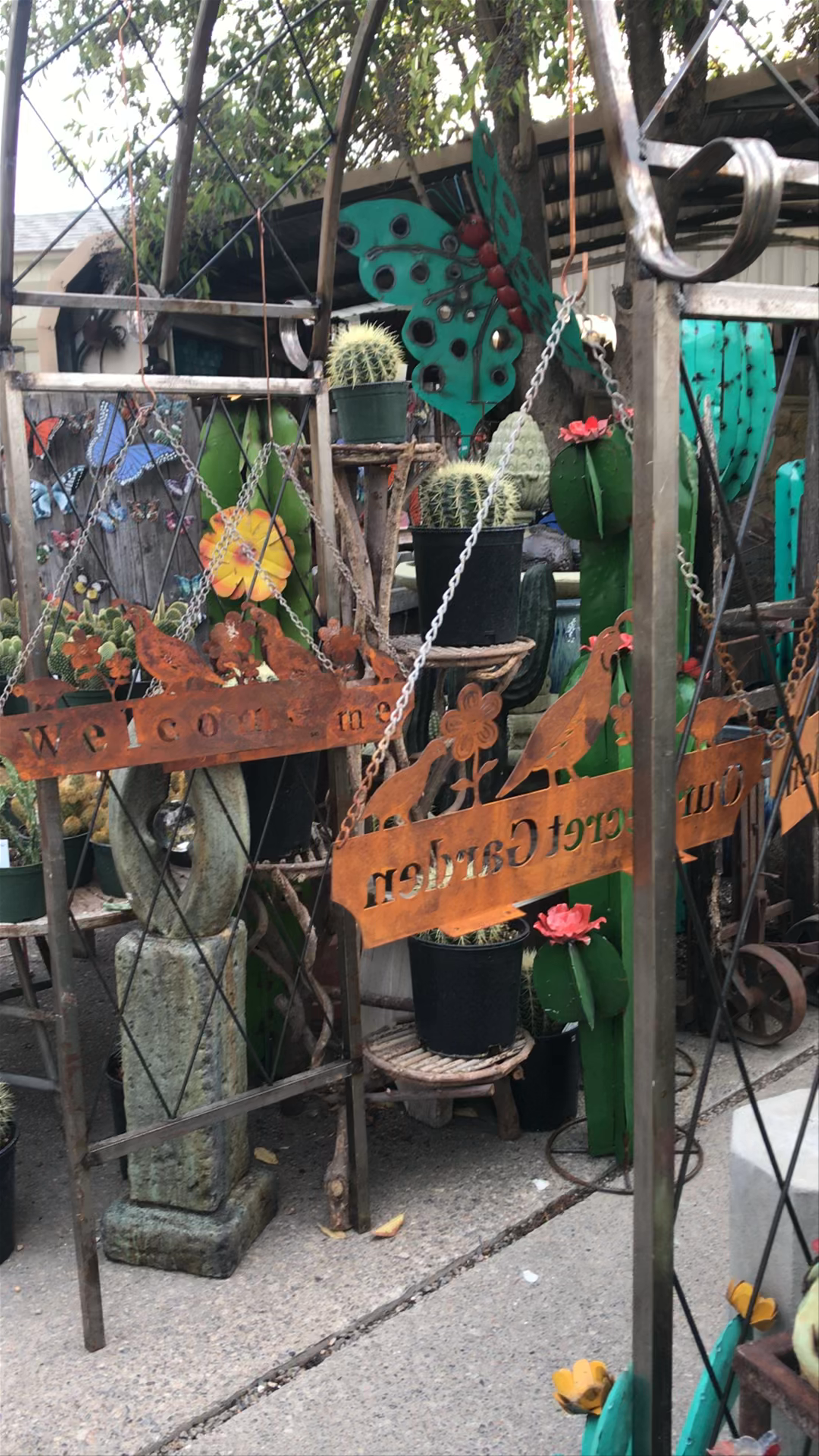 Enchanting Garden Art & Succulents at J Woeste in Los Olivos