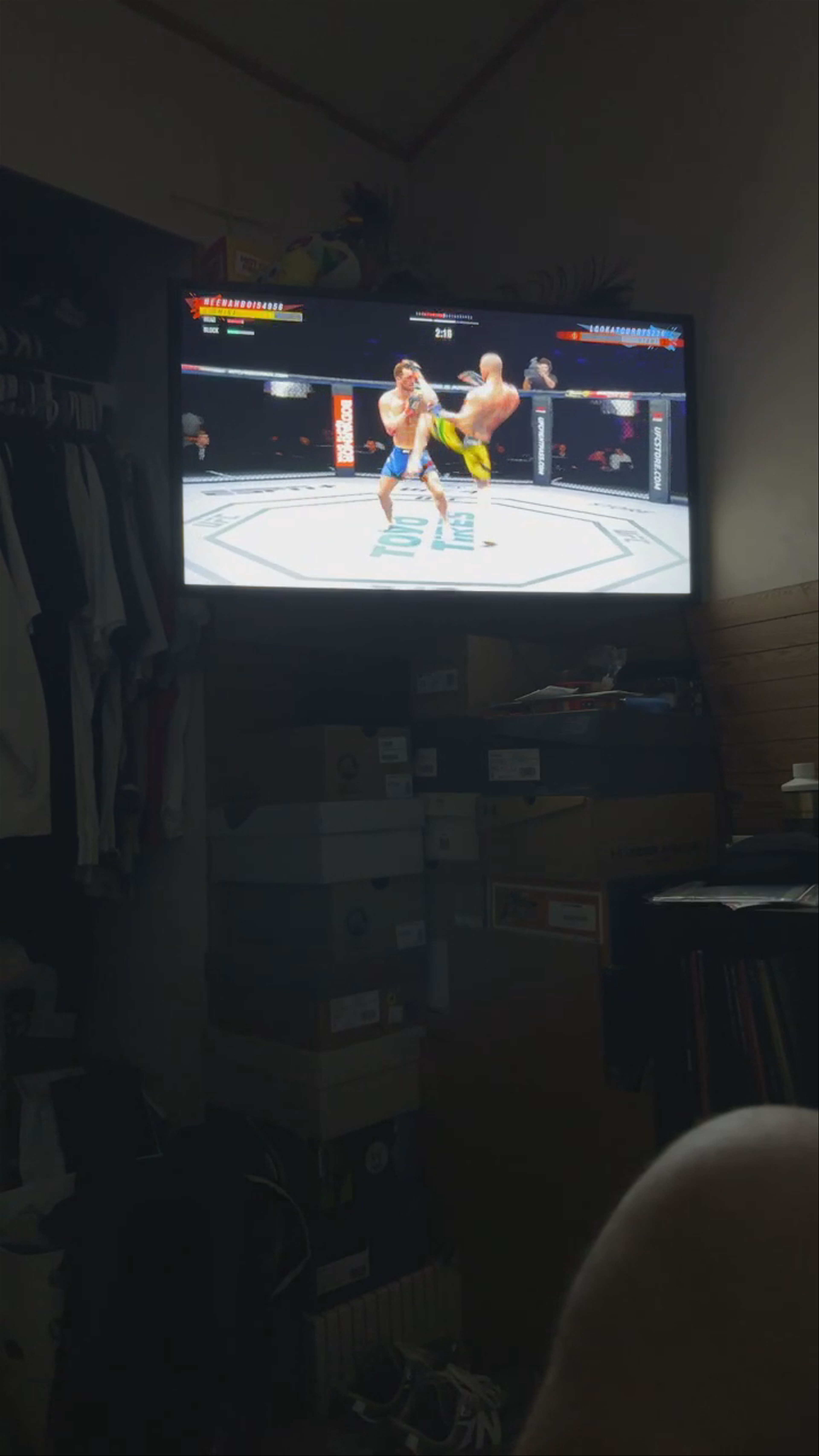 Knocked the fuck out of mora