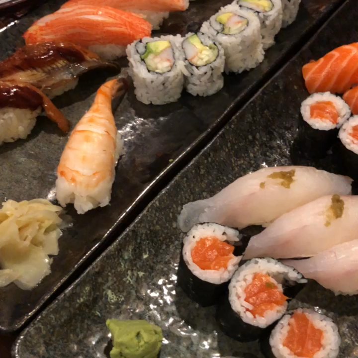 Bai Sushi - Bai Sushi Sashimi Platter C, Scorpion Roll, B18. Titanic Roll and Salmon Lover - Sushi Bars Near Me - Astoria, New York