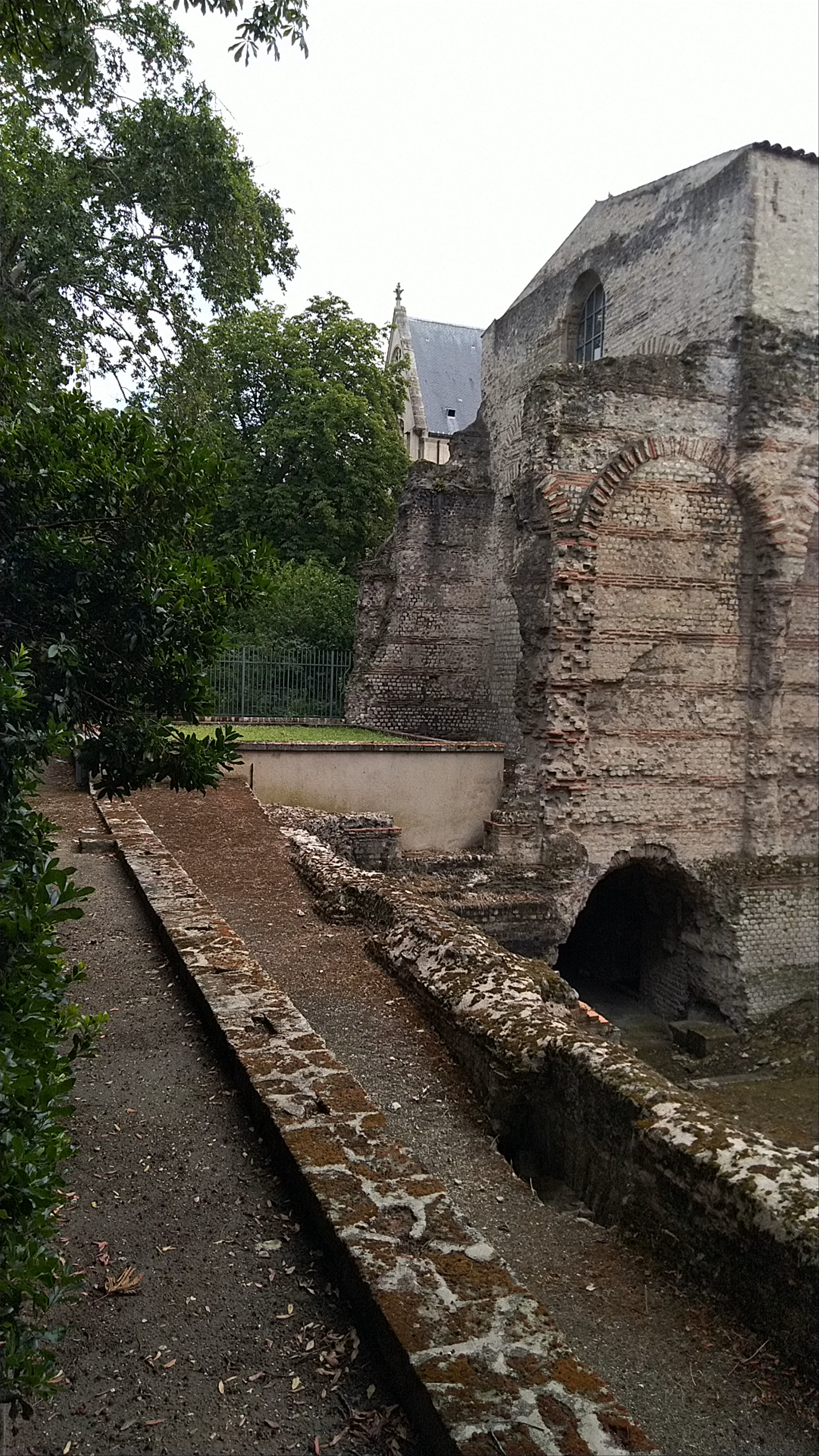 Cluny Roman thermae ruins