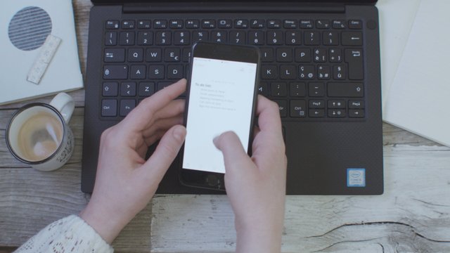 Typing a to-do list