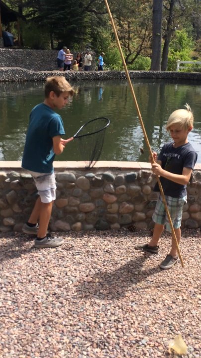 Rancho Tonto Catch A Trout - View of pond - Lakes Near Me