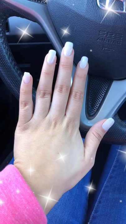 A C Nail Spa - Natural nails- gel mani by Rebecca ! BEAUTIFUL WORK - Nail Salons Near Me - Los Angeles, California