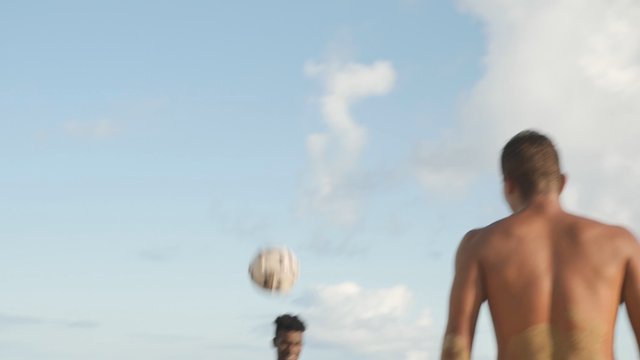 Soccer on the beach
