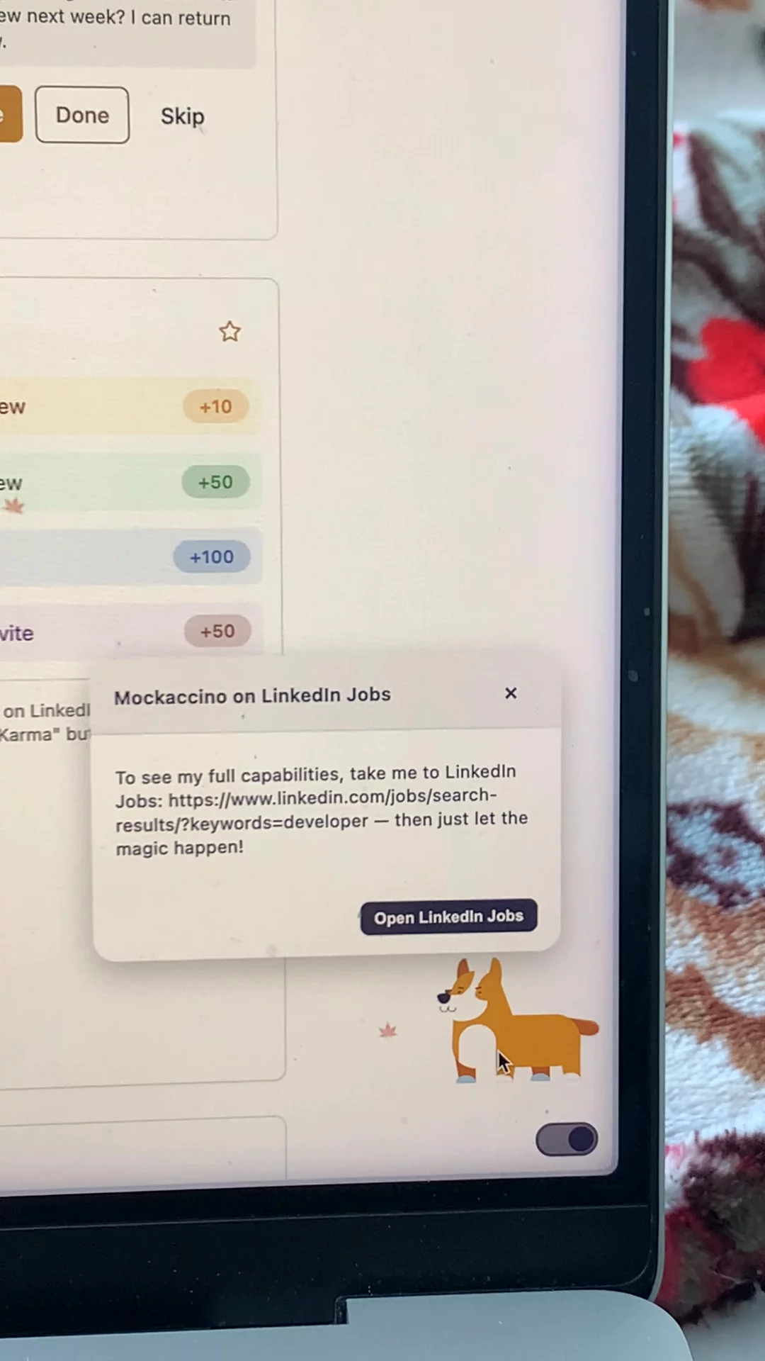 Mockaccino - Linked job tracker image 1