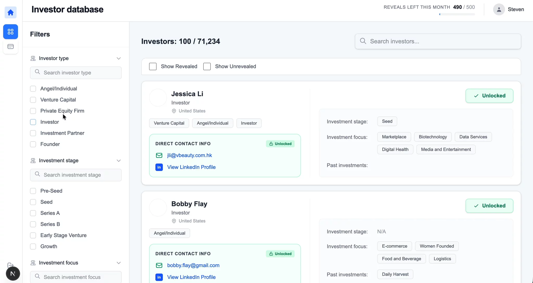 Angel Investor Database | 70,000 Investors image 1