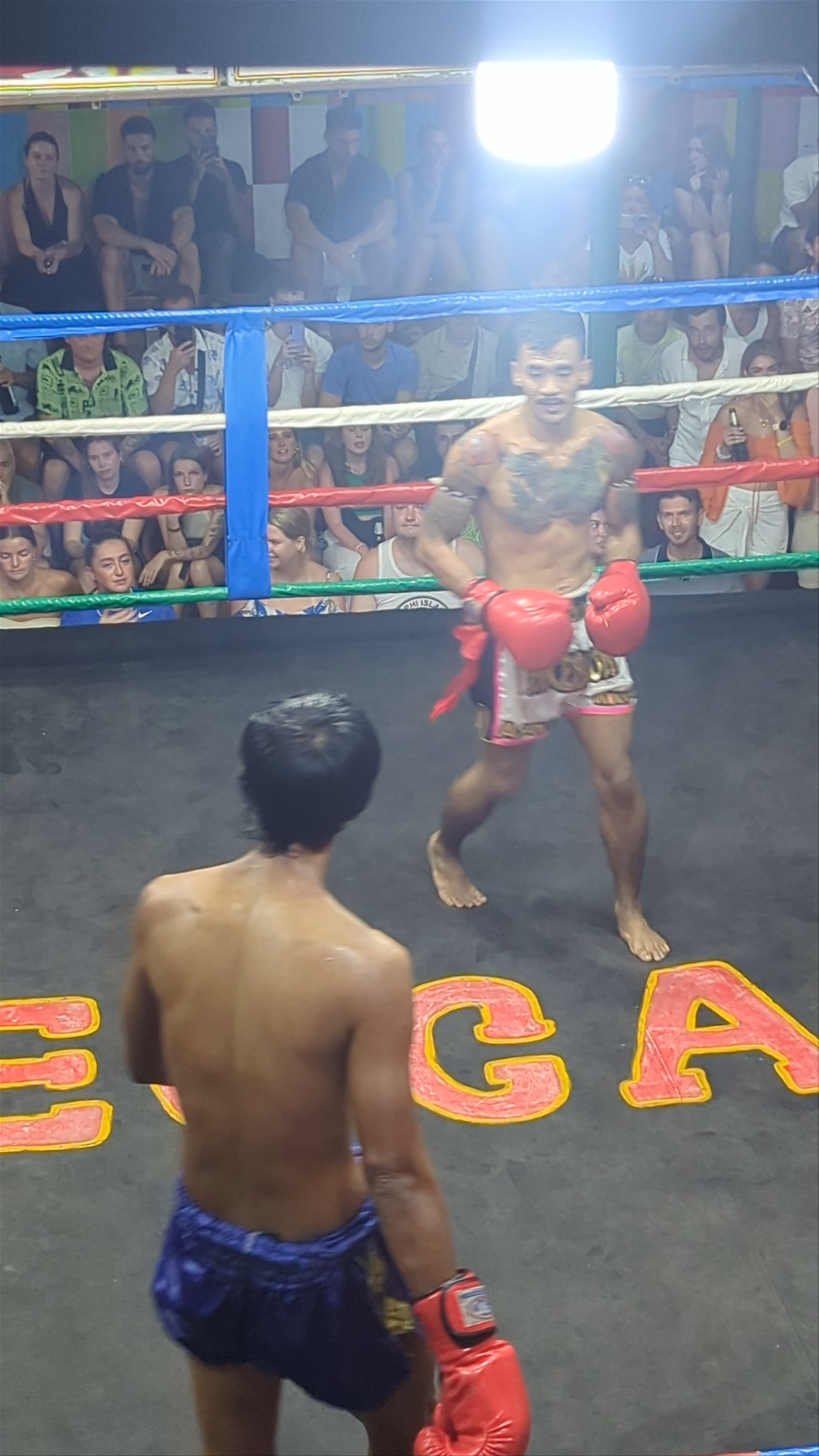 Muay Thai Fight Night at Reggae Bar in Ao Nang, Krabi, Thailand