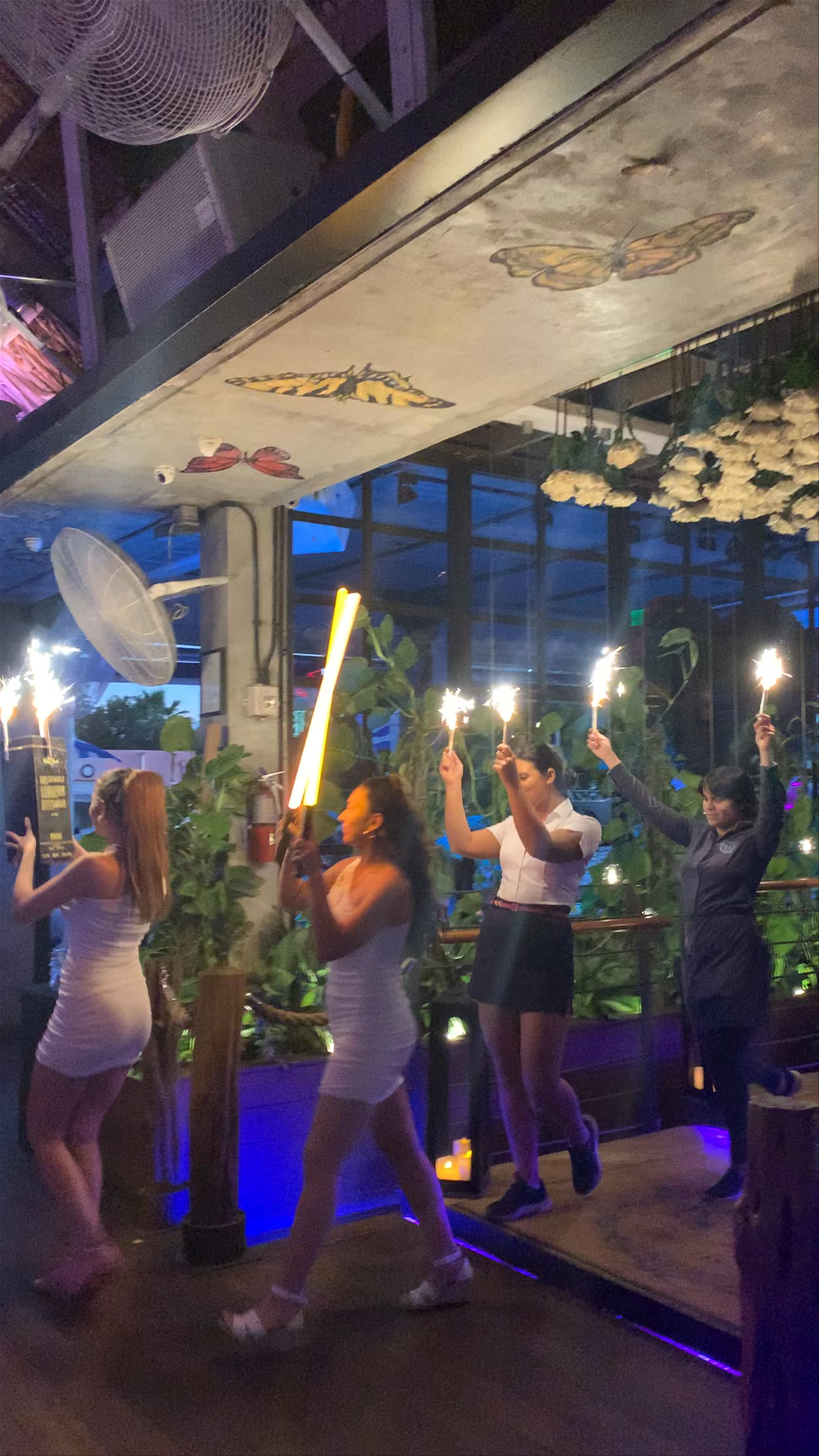 Nighttime Celebration Parade at Kiki on the River, Miami