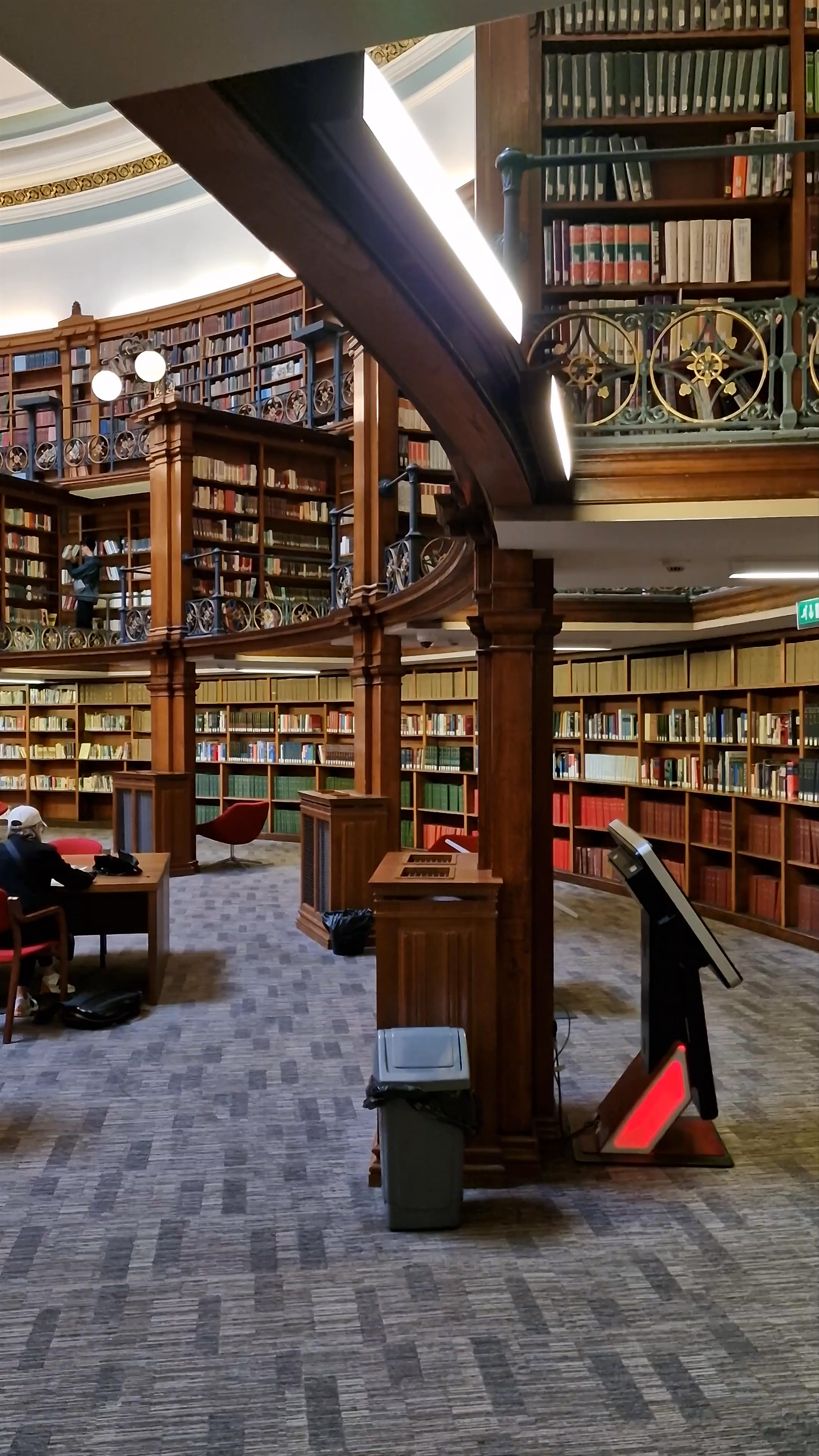 Historic Grandeur of Liverpool Central Library Interior