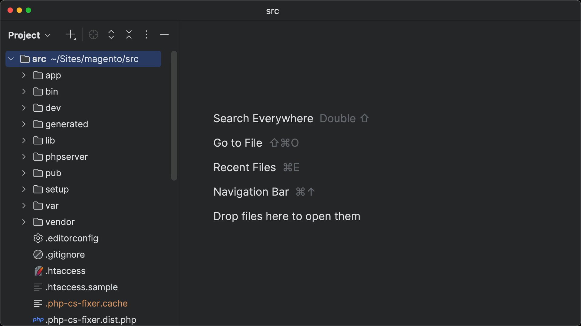 Bootstrap and route a request in Magento