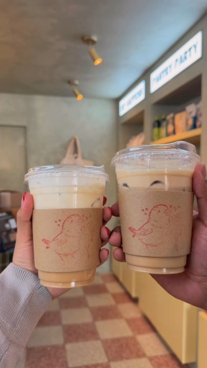 White Sparrow Coffee - On the left is the love on the weekend with added cold foam  Right is shaken not stirred - Coffee Roasteries Near Me - Tustin, California