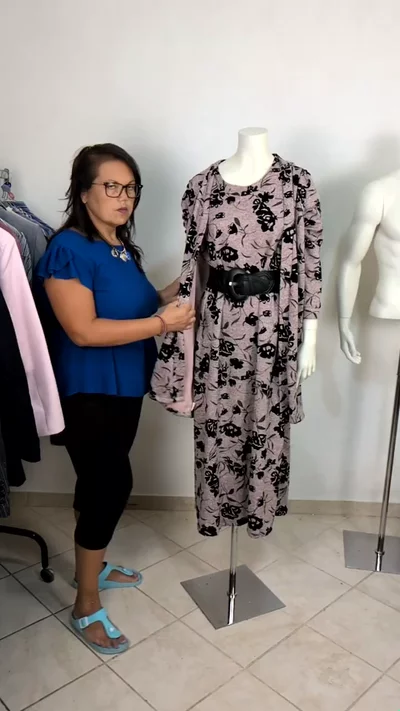 Coordinato Abito E Cardigan