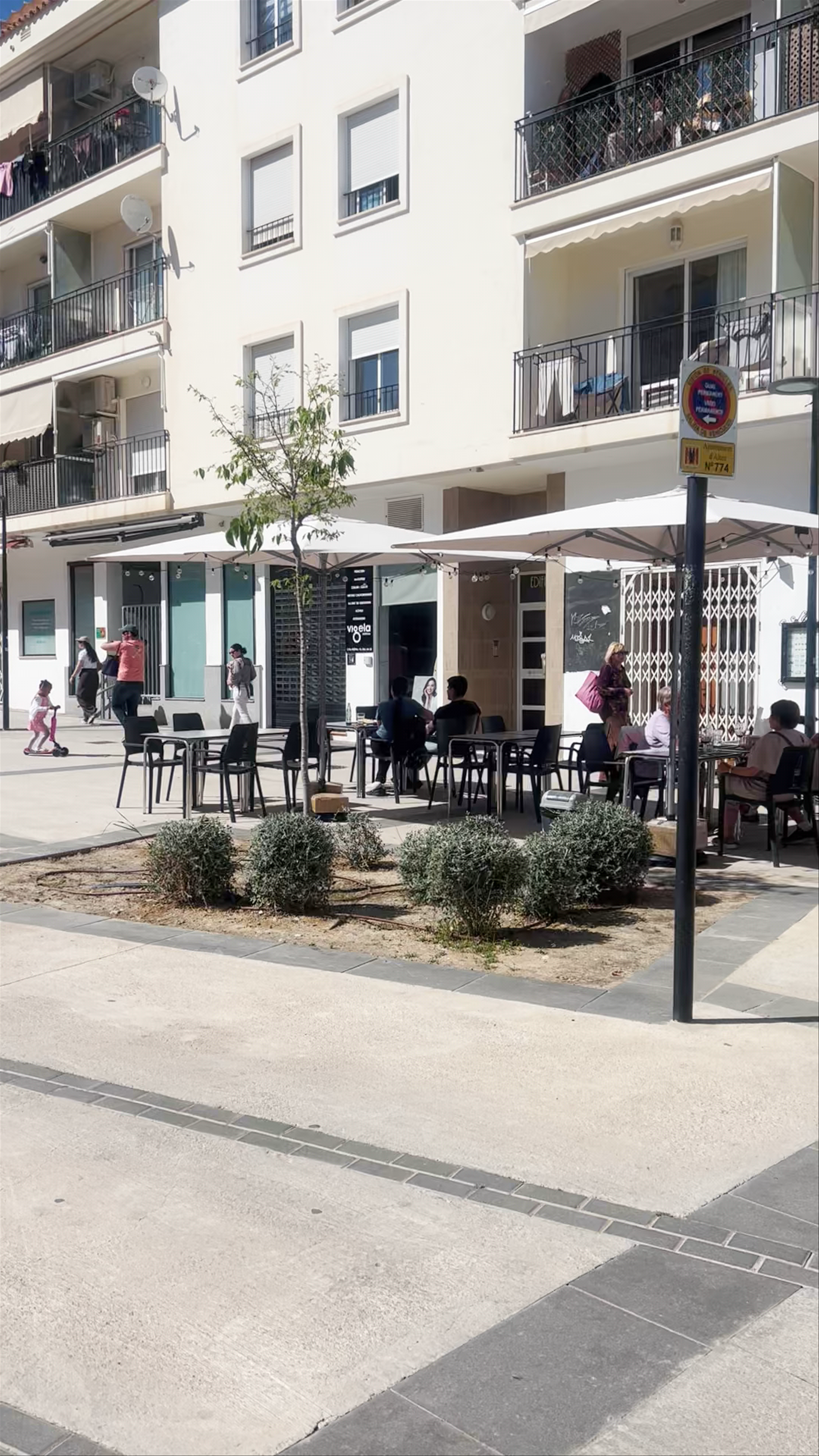 Sunlit Urban Oasis at Parc Comunitat Valenciana, Altea, Spain