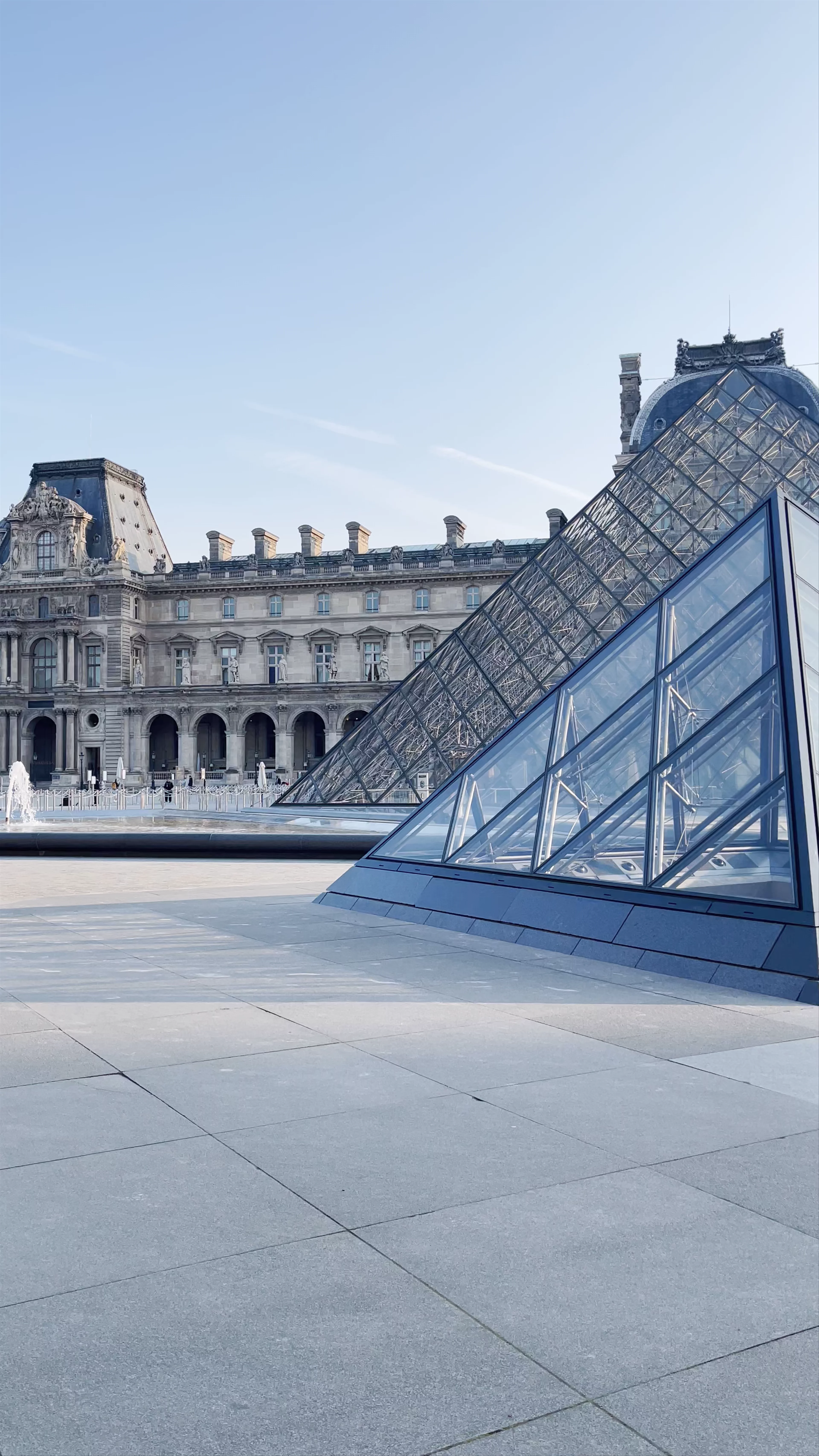 Louvre Pyramid, Paris, France
