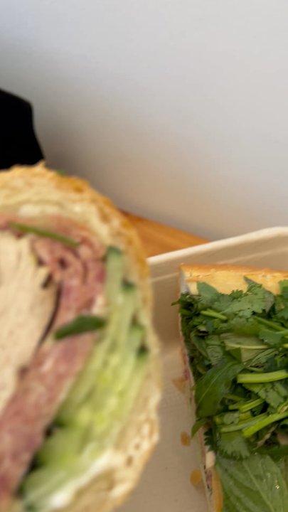Chuck's Takeaway - #3 with extra cha, cucumbers & herbs. all in $20. sandwich was underwhelming. okay sandwich but then I wanted a banh mi after. 2/5 stars. - Vietnamese Near Me - San Francisco, California