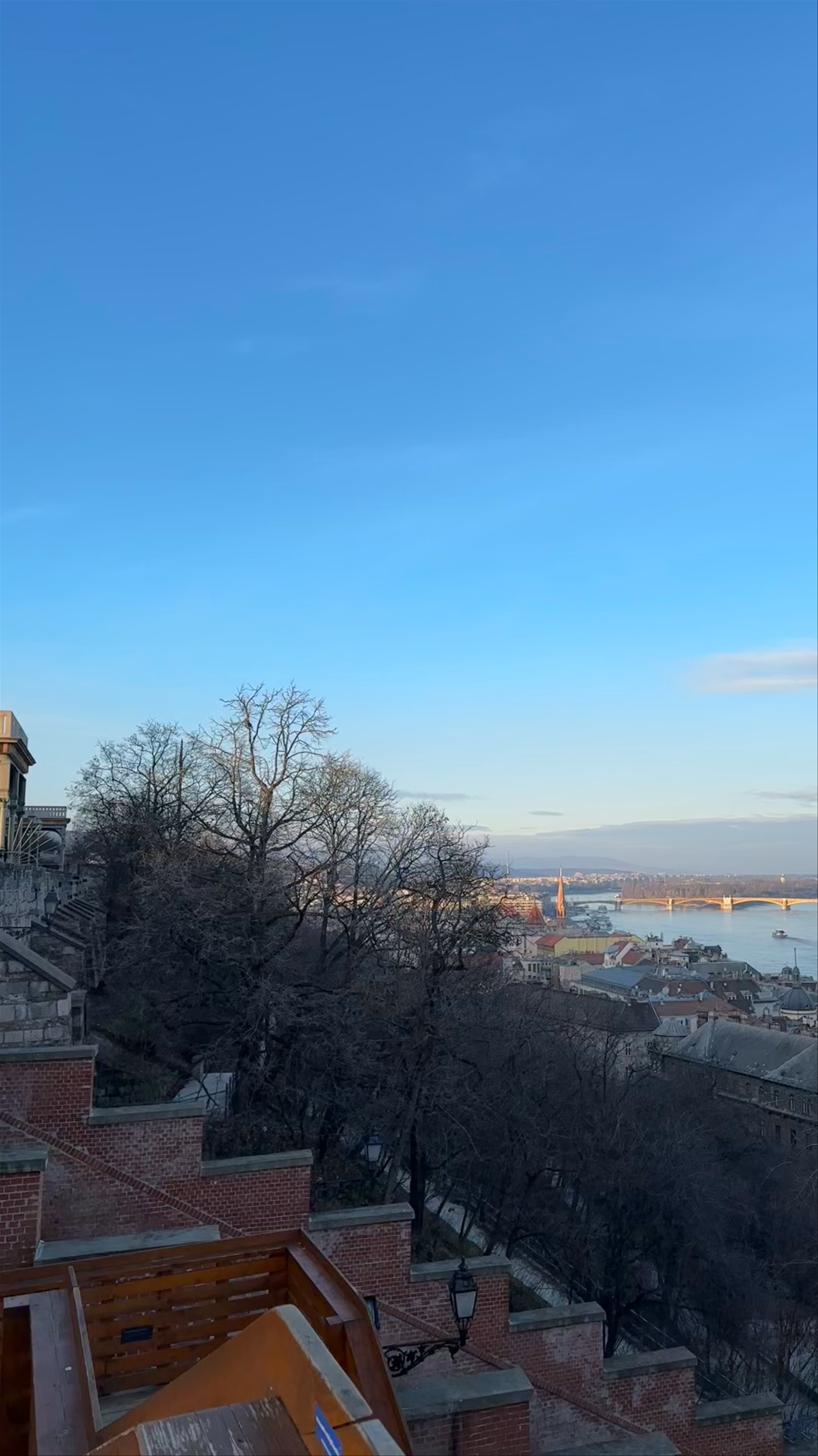 Golden Hour Panorama Over Budapest from Buda Castle