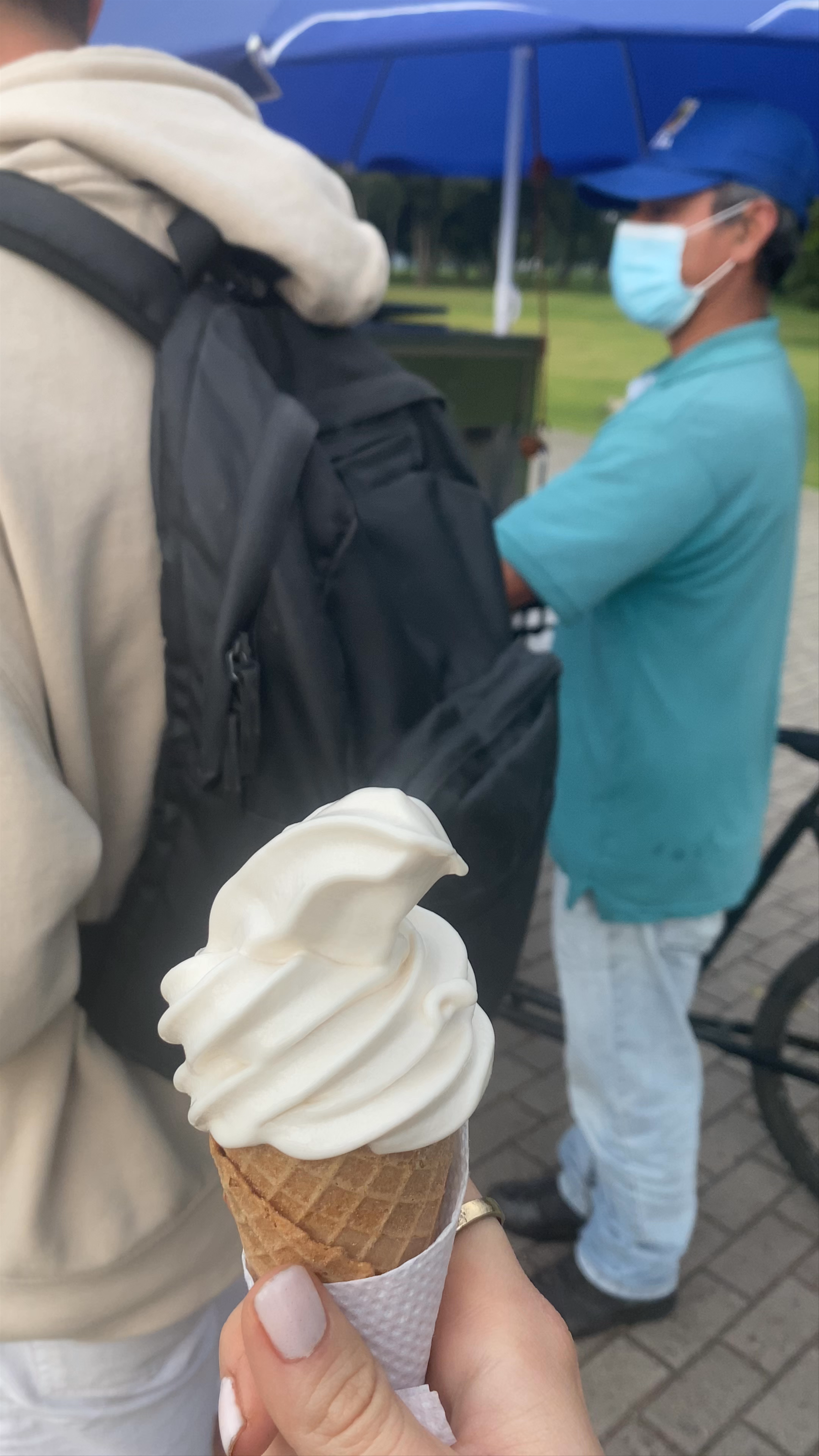 Soft Serve Ice Cream at Parque Simón Bolívar, Bogotá