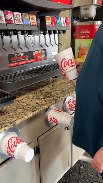 Jett's Exxon - Mike getting his soda or Coke as they say - Convenience Stores Near Me - Zachary, Louisiana