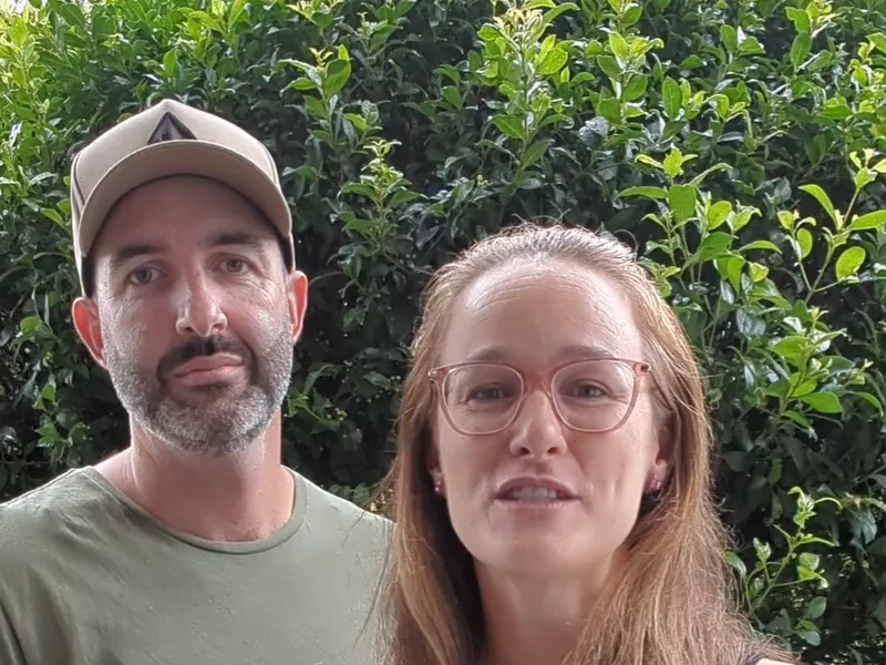 Hey, we're Matt and Kerryn!