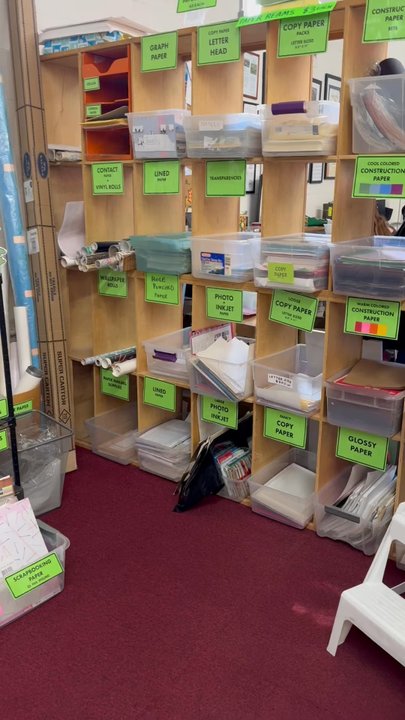 Remainders - Everything is very well organized - Art Supplies Near Me - Pasadena, California