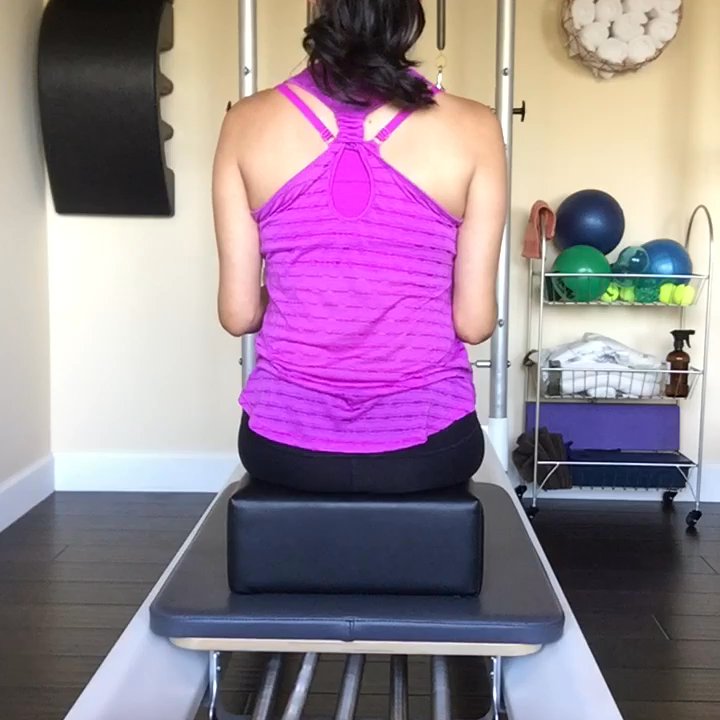 Marla’s Studio - Working on external rotation of the arms! - Pilates Near Me - Long Beach, California