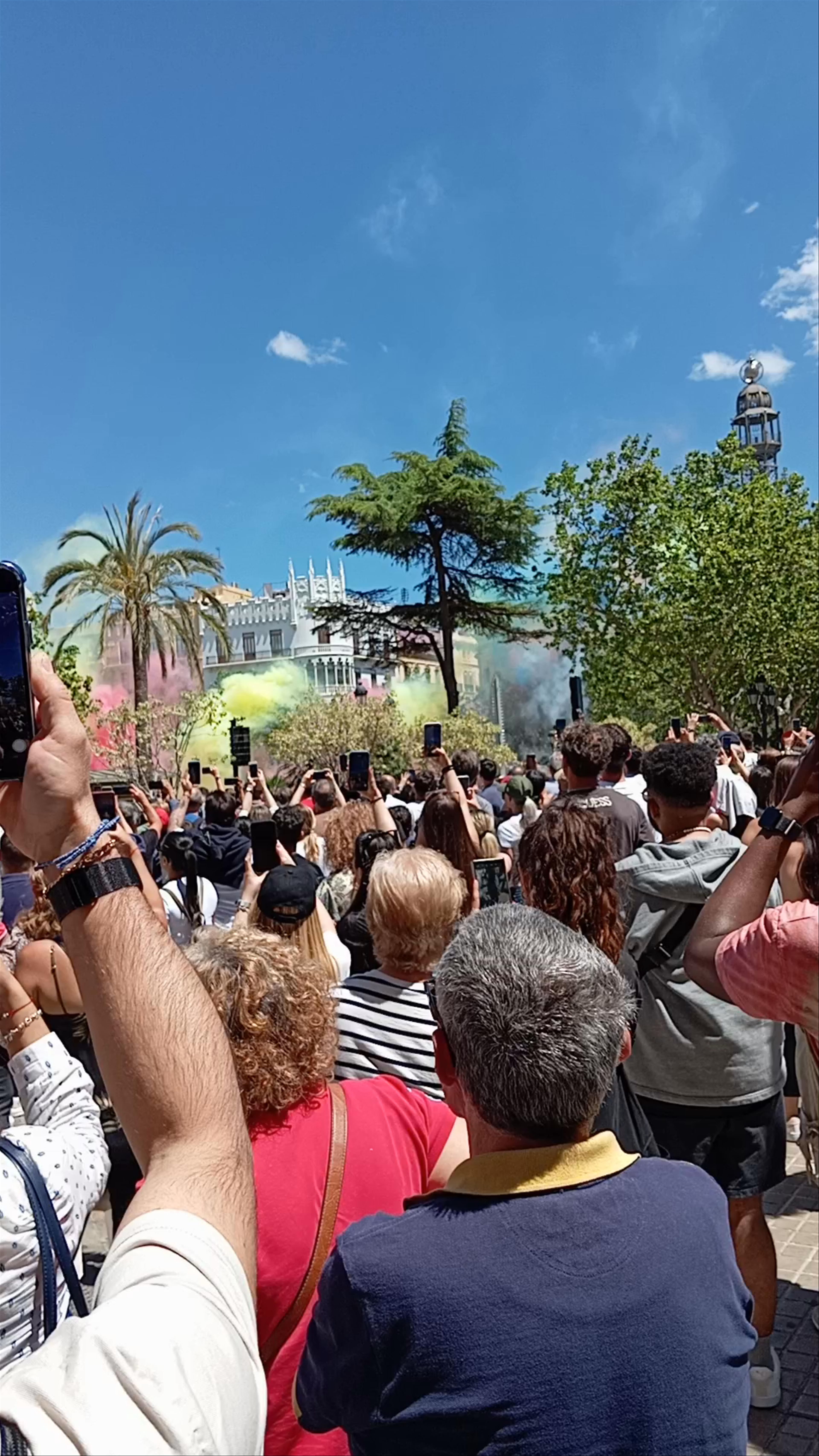 Mascletá Fireworks Festival at Plaza del Ayuntamiento, Valencia