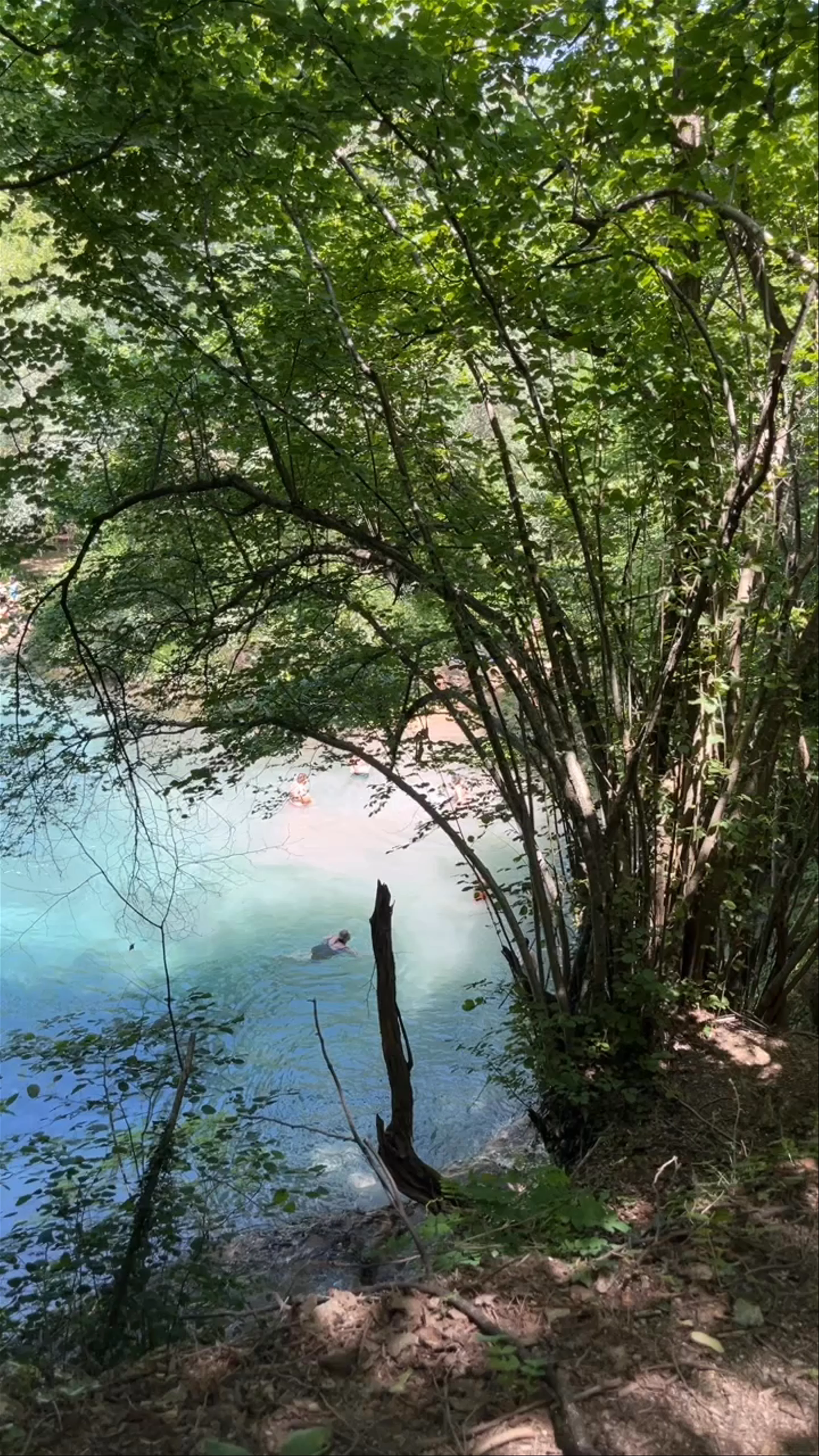 Blue Lake, Axioupoli, Greece