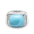 Gemstone Ring in sterling silver