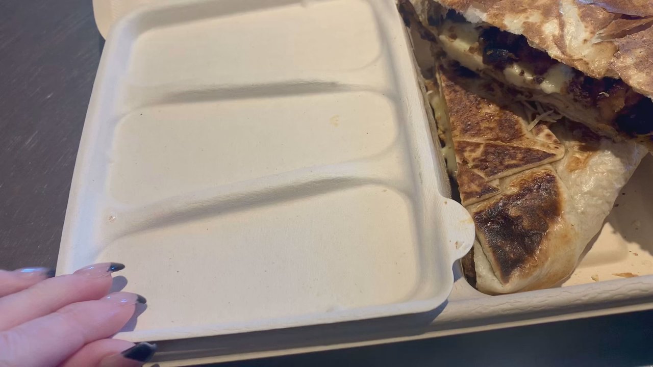 Chipotle Mexican Grill - Chicken Quesadilla with sour cream, corn salsa, pico de gallo - Mexican Near Me - High Point, North Carolina
