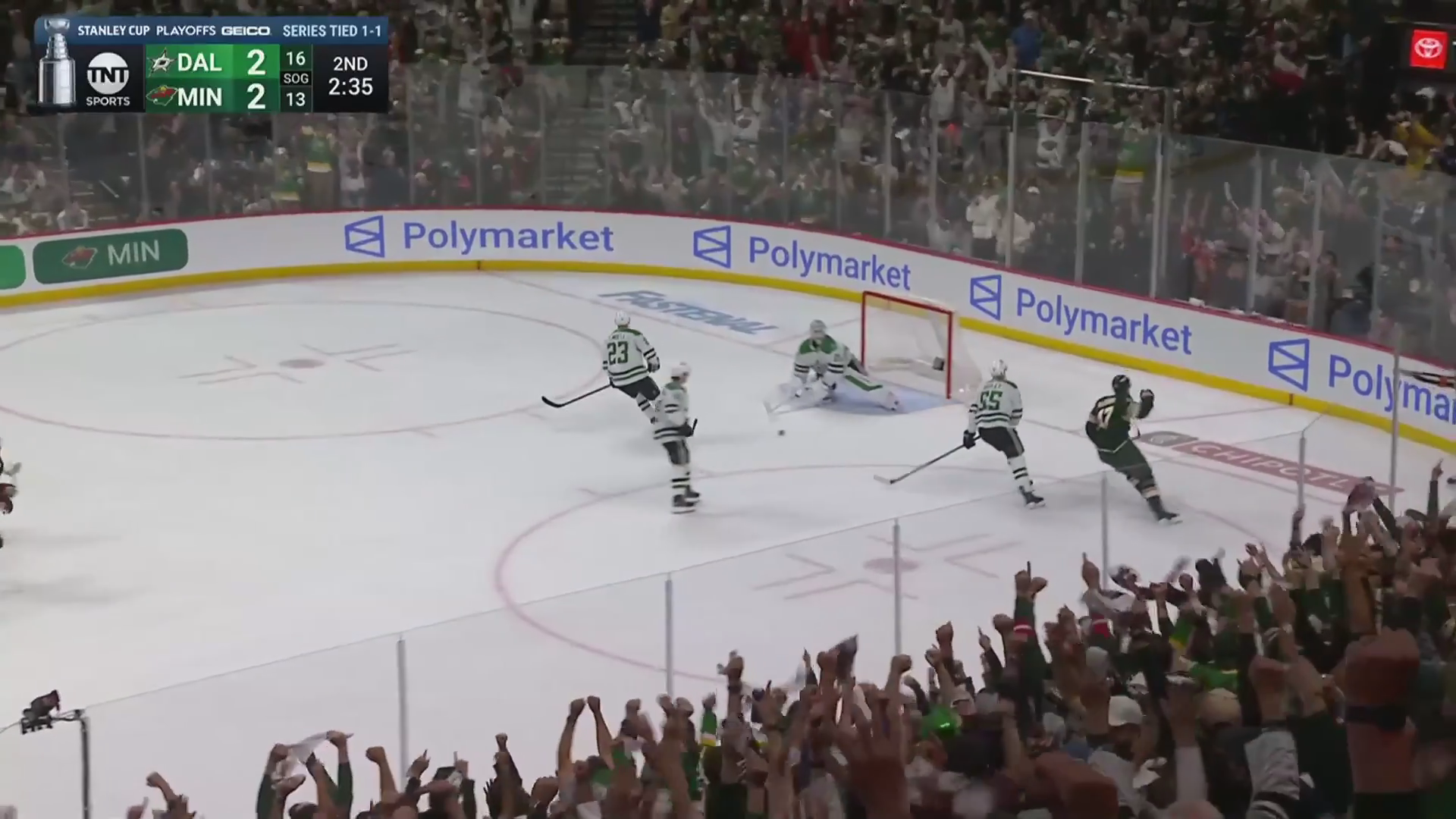 Dallas Survives Double Overtime to Steal Game 3 from Wild · Apr. 22, 2026