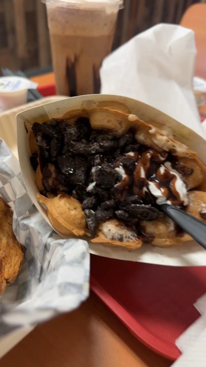 Ojs Cafe - Bubble waffle ice cream - Sandwiches Near Me - Moreno Valley, California
