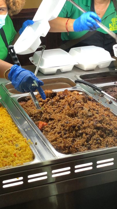 Maikel’s Kitchen - This is the potion of rice and beans for one person... massive... - Latin American Near Me - Tampa, Florida