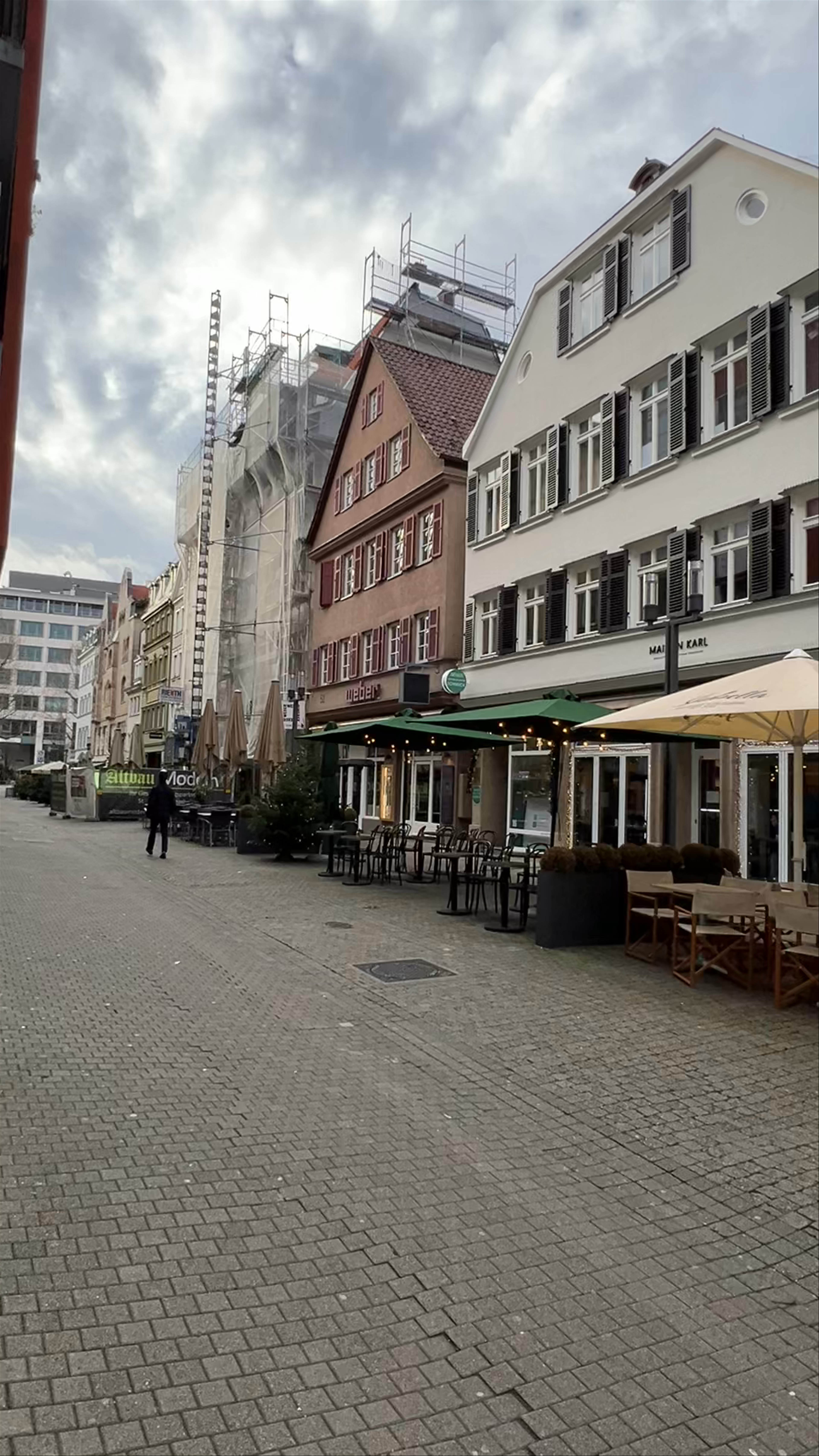 Calwer Straße Hinweistafel