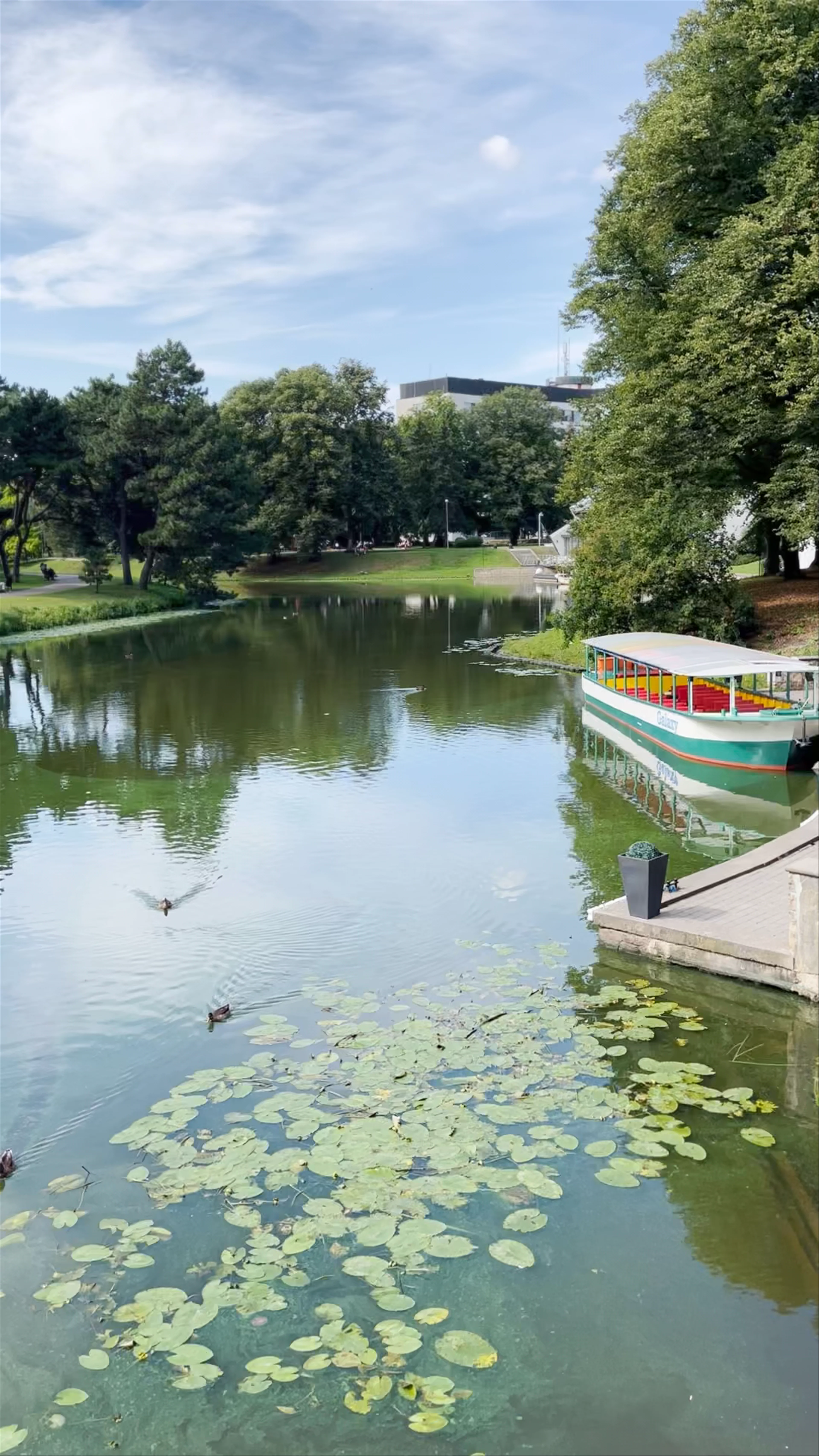 Canal boat pier - Boatcruises.lv