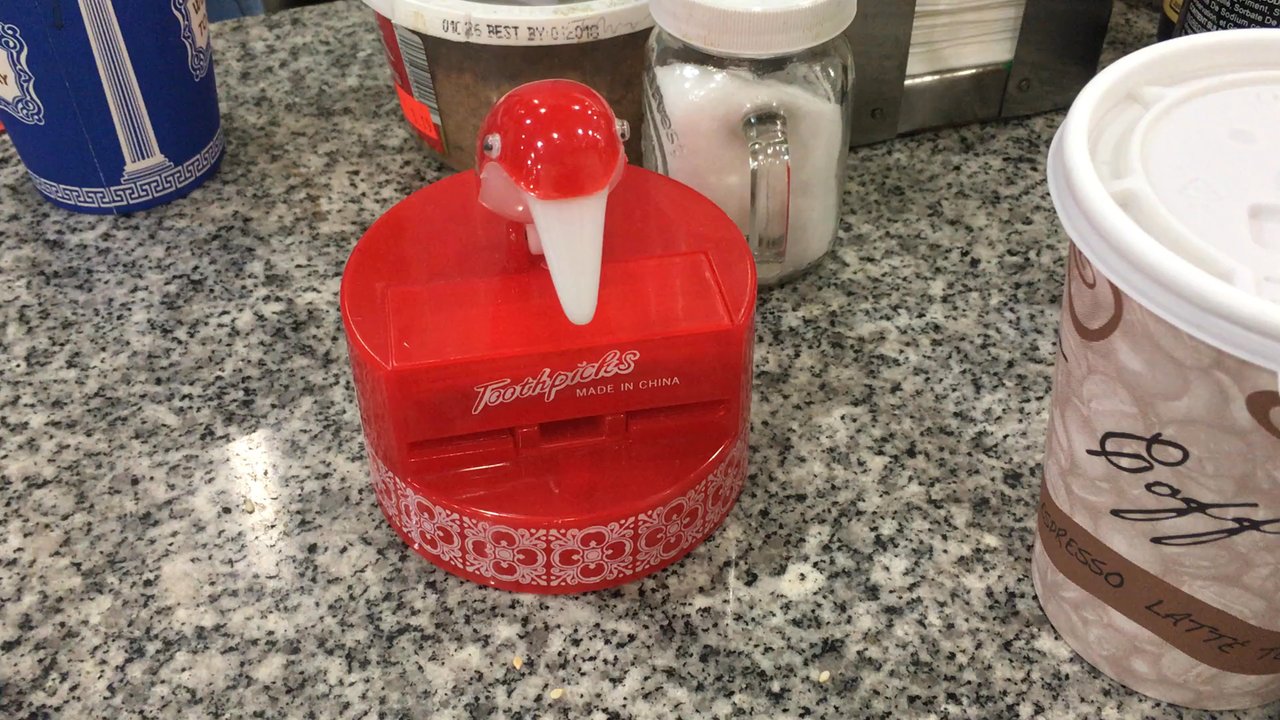 Mee Sum Cafe - Tooth pick dispenser - Dim Sum Near Me - New York, New York