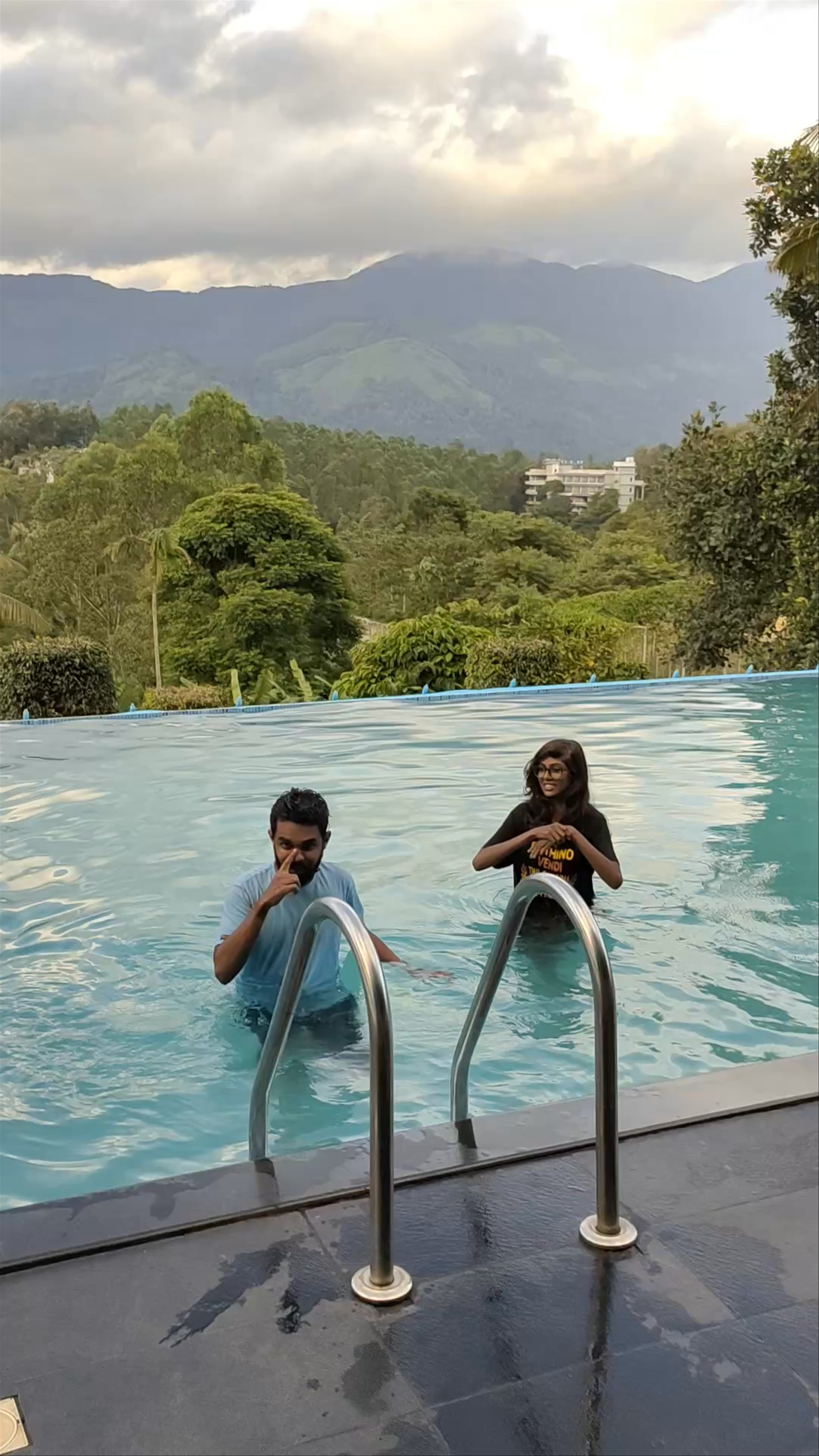 The Leaf Munnar Resort Infinity Pool Experience with Scenic Western Ghats Views