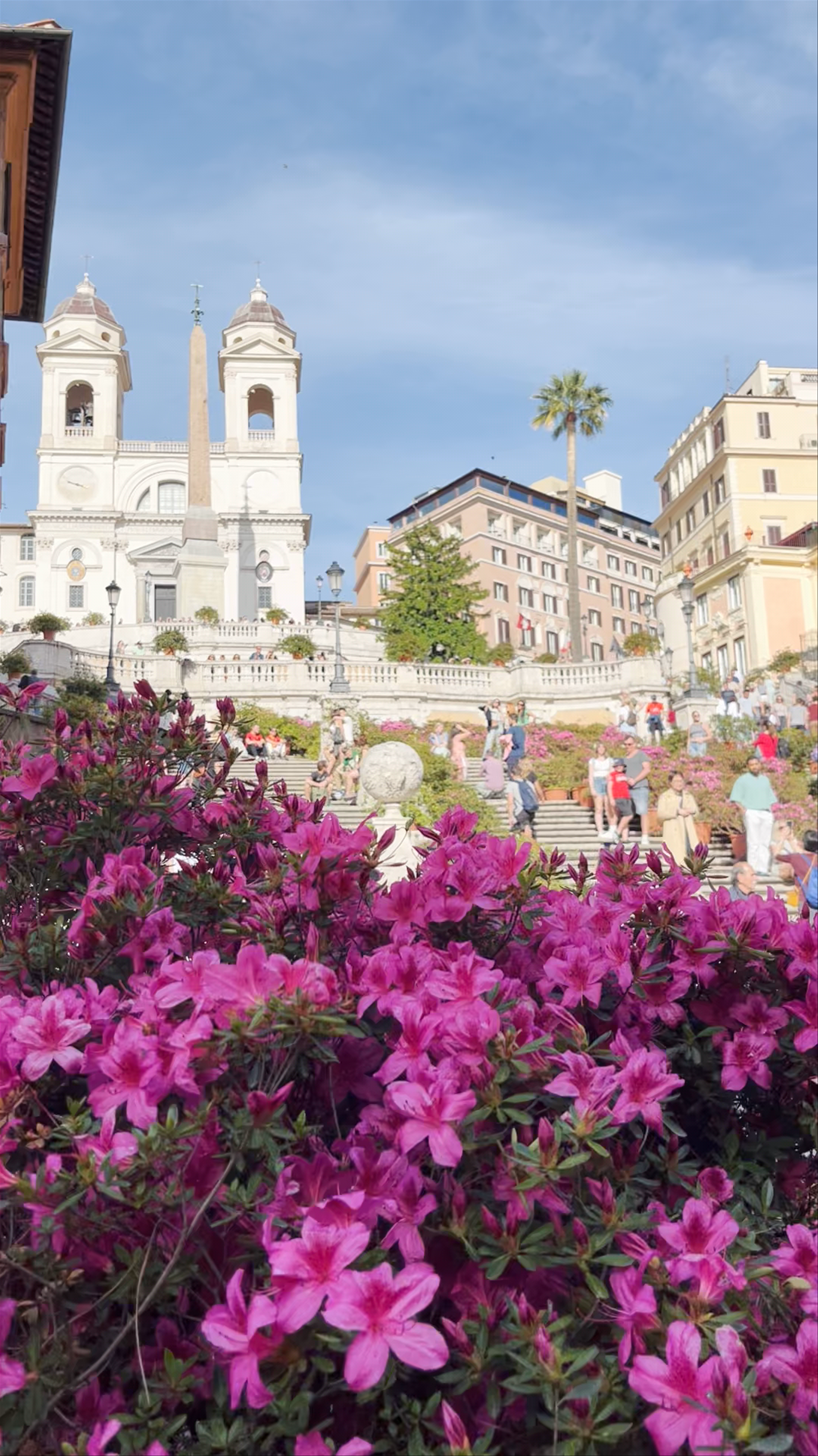 Spanish Steps: Blooming Charm in Rome's Iconic Piazza di Spagna