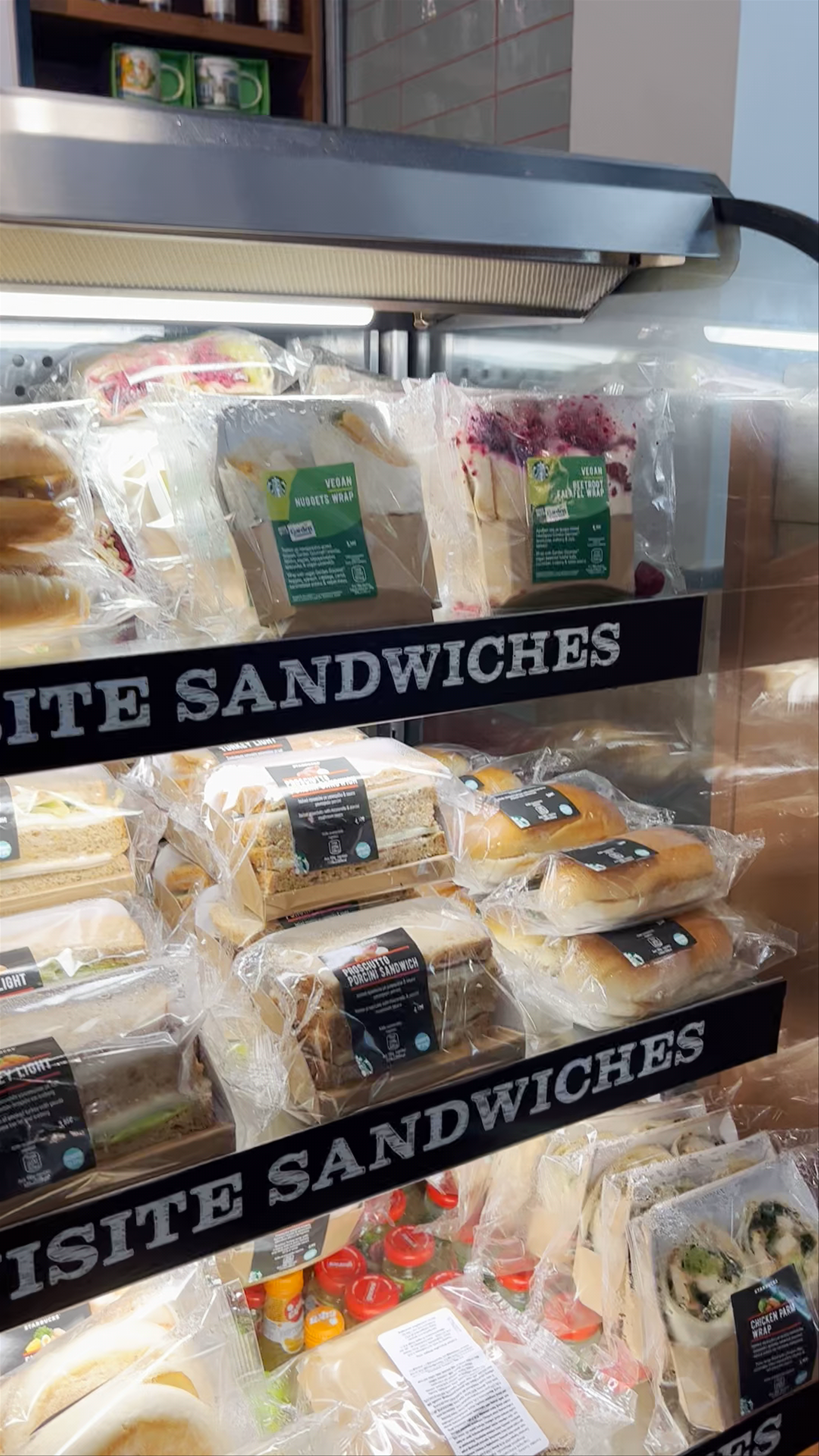 Inside Starbucks Glyfada: Fresh Sandwiches and Sweet Bakery Treats