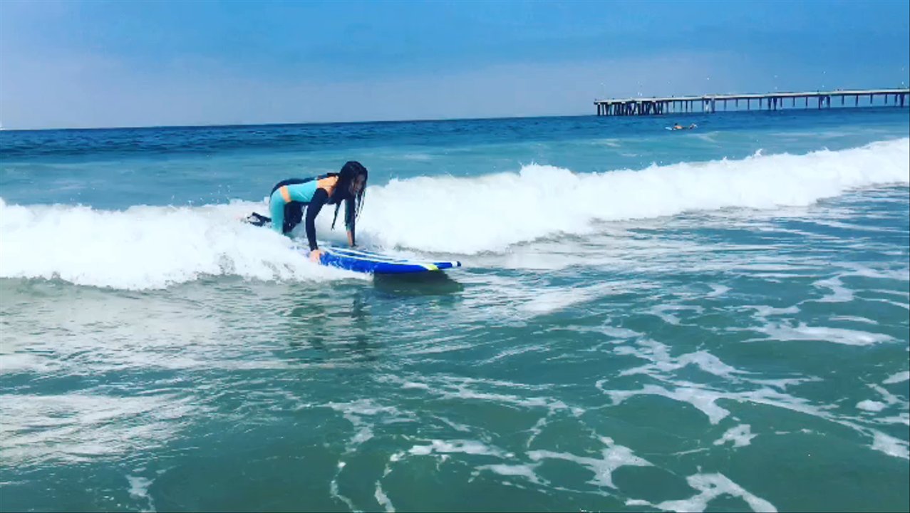 Fun Surf - I finally stood up - Surf Schools Near Me - Venice, California