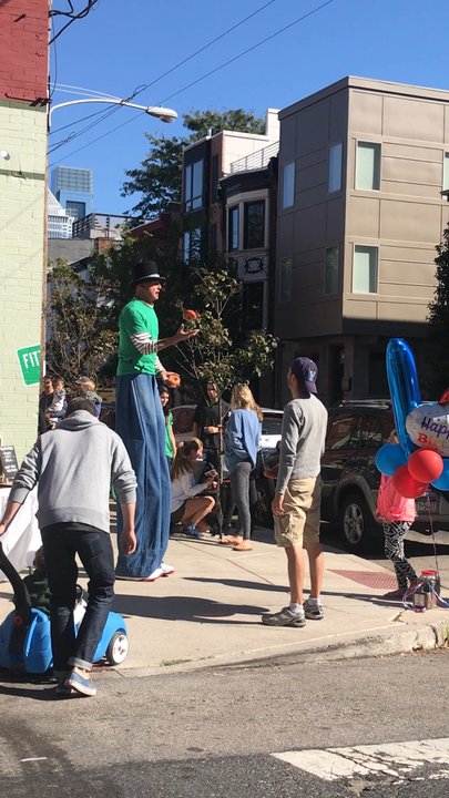 Schmear - First birthday festivities!! Bagel juggling stilt walkers! - Breakfast & Brunch Near Me - Philadelphia, Pennsylvania