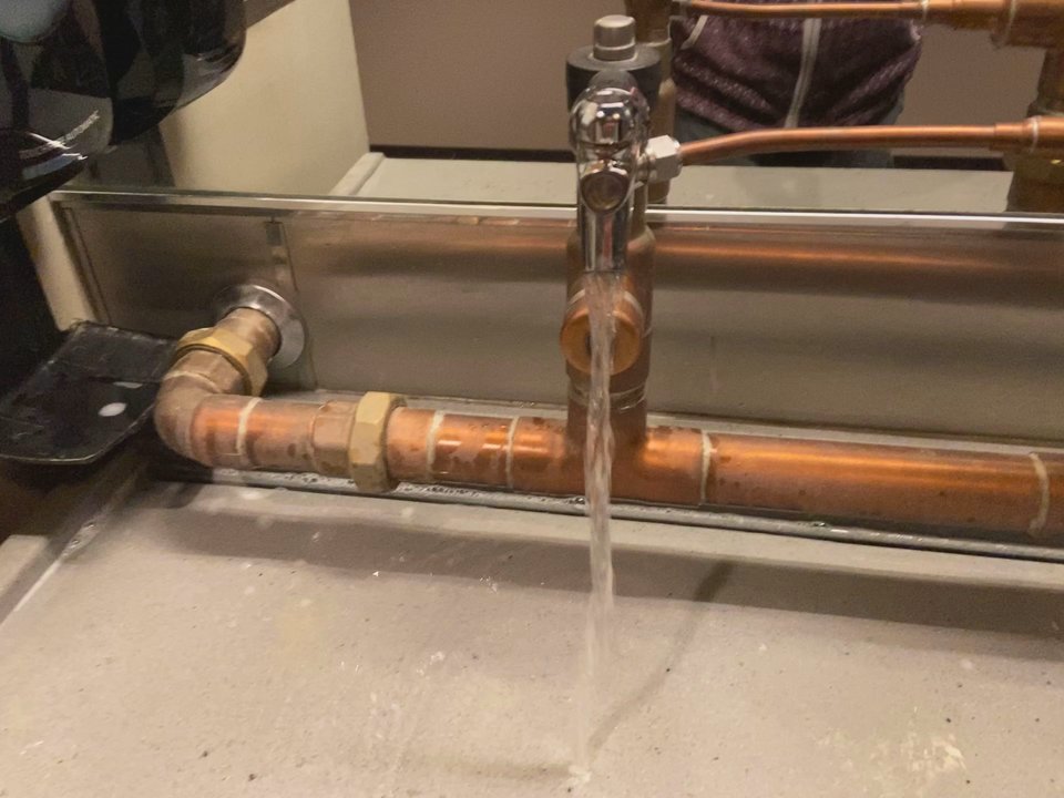 Crux Fermentation Project - The bathroom sinkless-sink! - Brewpubs Near Me - Bend, Oregon